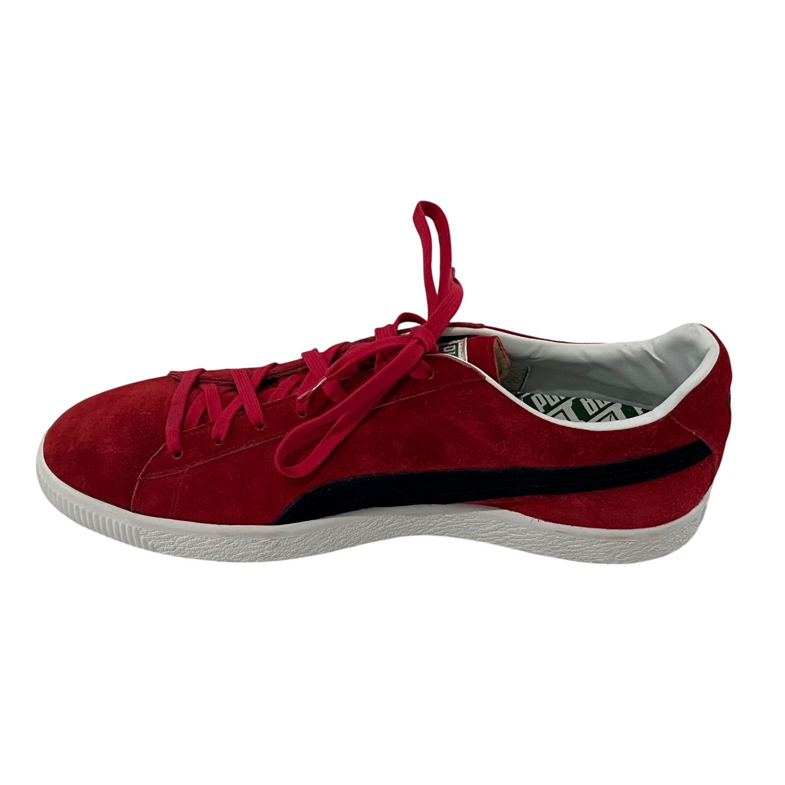 Puma *DS10 PUMA Suede VTG MIJ Retro Sneakers Red Navy Size 13 Size US 13 / EU 46 - 2 Thumbnail