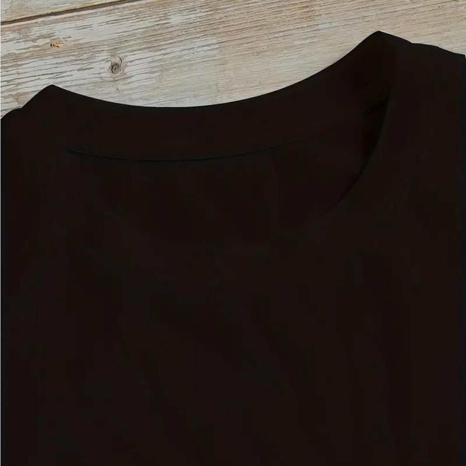 Designer Skull Print Black T-Shirt NWT Size L / US 10 / IT 46 - 4 Thumbnail