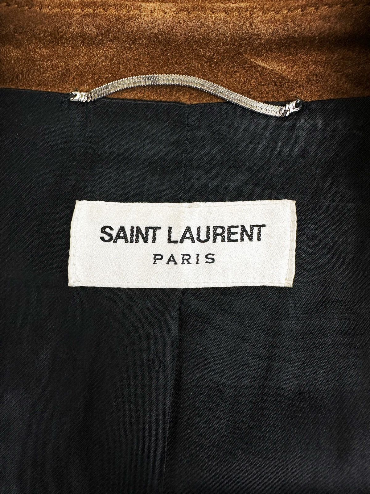 Saint Laurent Paris SS20 Saint Laurent Paris Suede ‘Carved’ Multi Pocket Jacket Size US M / EU 48-50 / 2 - 4 Thumbnail