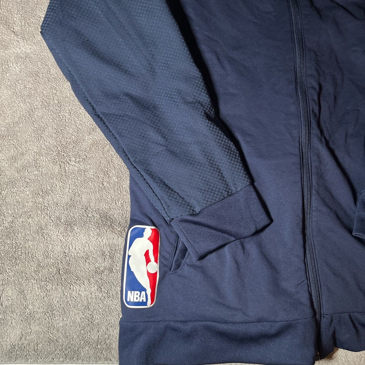 Adidas Navy Adidas New Orleans Pelicans Warm Up Jacket Size US L / EU 52-54 / 3 - 3 Thumbnail