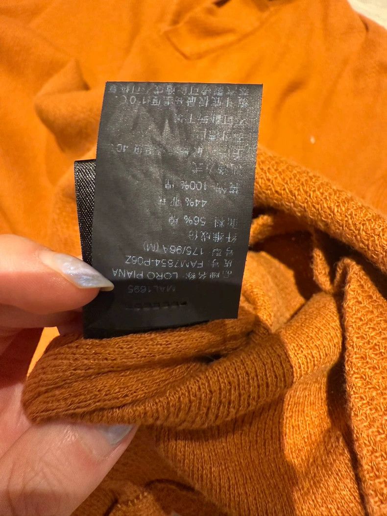 Loro Piana LORO PIANA Orange Polo shirt Size US M / EU 48-50 / 2 - 4 Thumbnail