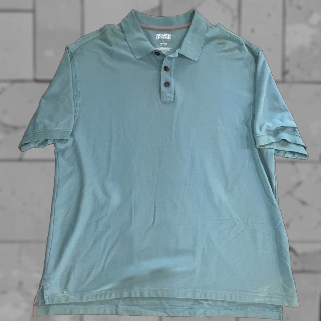CO Duluth Polo Shirt Men XL Blue Regular Size Duluth Trading Co Mens XL Polo Blue Size US XL / EU 56 / 4 - 1 Thumbnail