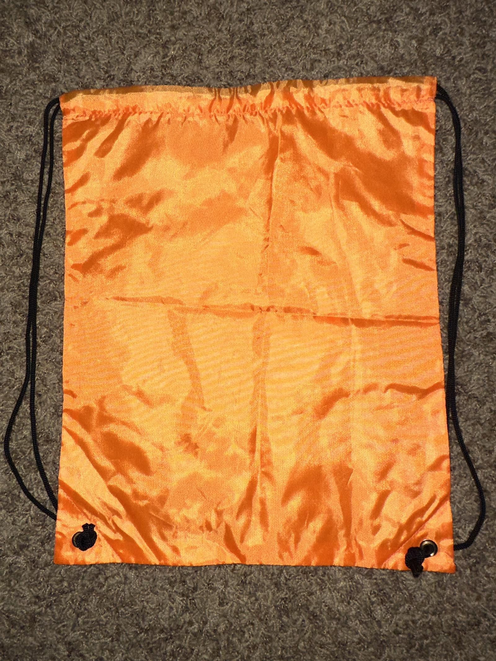 Nike Nike Swoosh Orange Gym Bag With Drawstring Size ONE SIZE - 3 Thumbnail