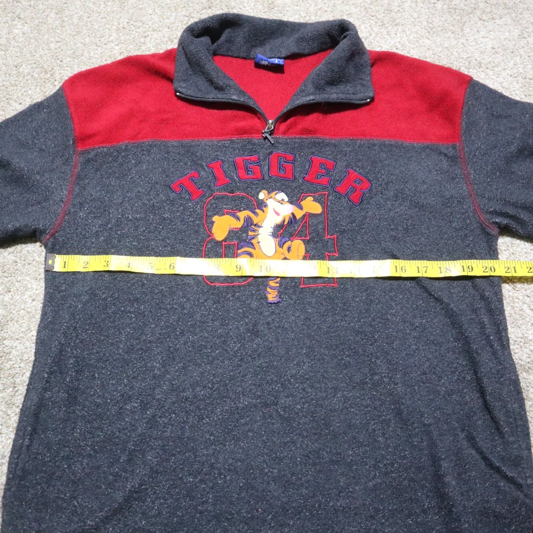 J Brand Winnie-the-Pooh Brand Sweater Tiger Fleece Quarter Zip Women's Size M Medium Size M / US 6-8 / IT 42-44 - 4 Thumbnail
