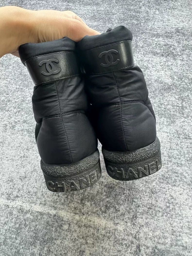 Chanel Chanel Black Snow Boots Size 38 Size US 7 / IT 37 - 5 Thumbnail