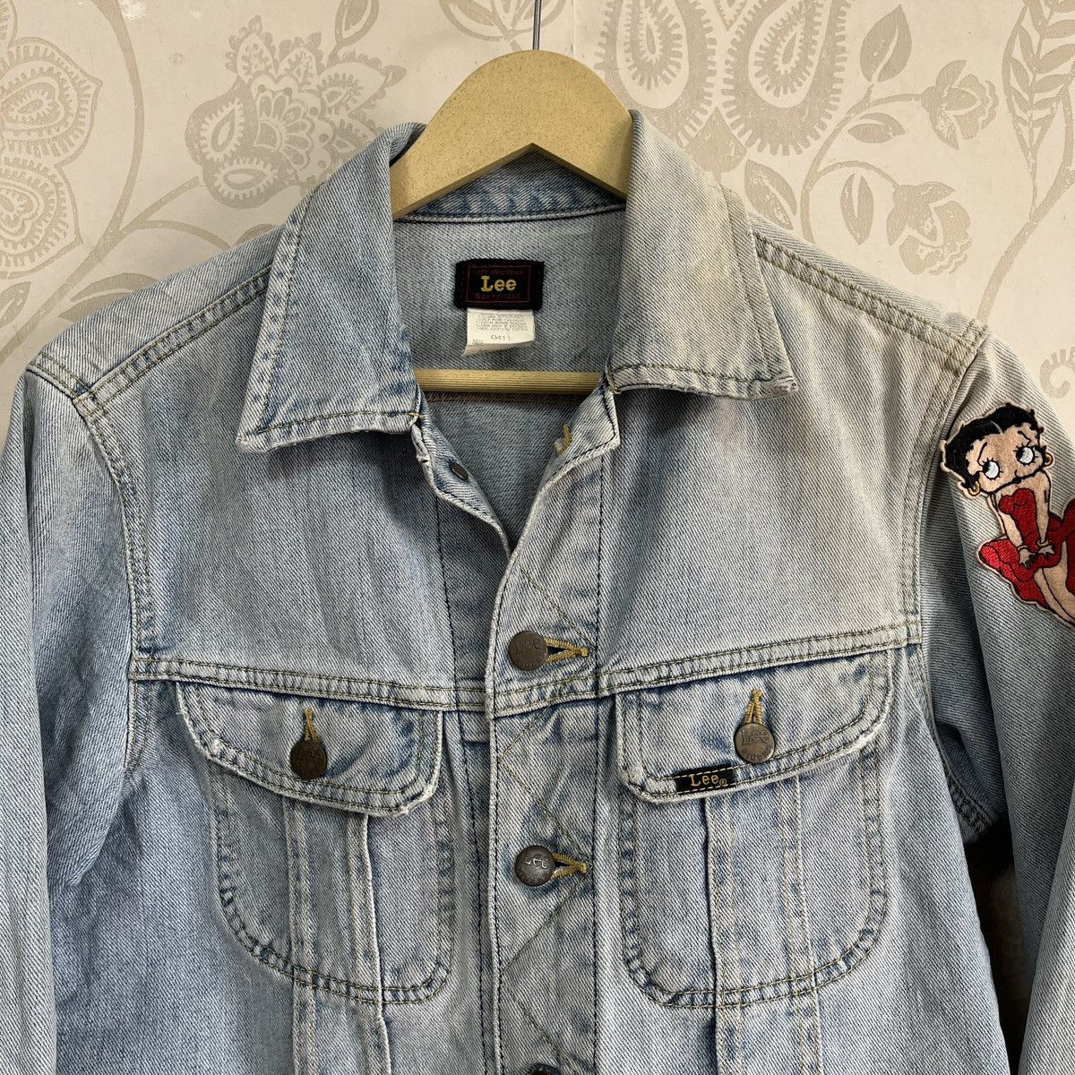 Lee Vintage 1980s Lee Storm Left Hand Denim Trucker Jacket 🇯🇵 Size US M / EU 48-50 / 2 - 21 Thumbnail