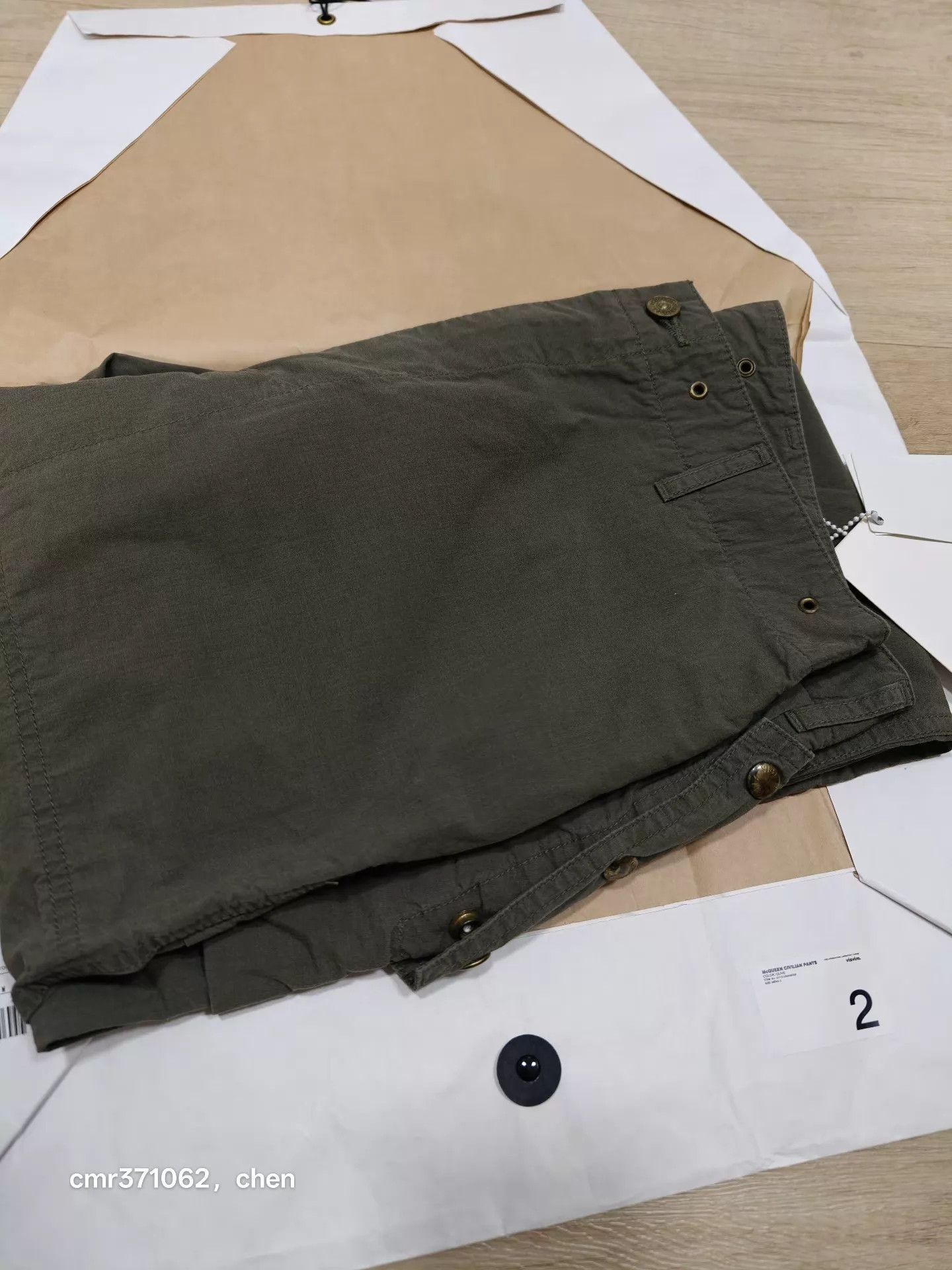 Visvim VISVIM 13SS McQUEEN CIVILIAN PANTS olive2 Size US 32 / EU 48 - 9 Thumbnail