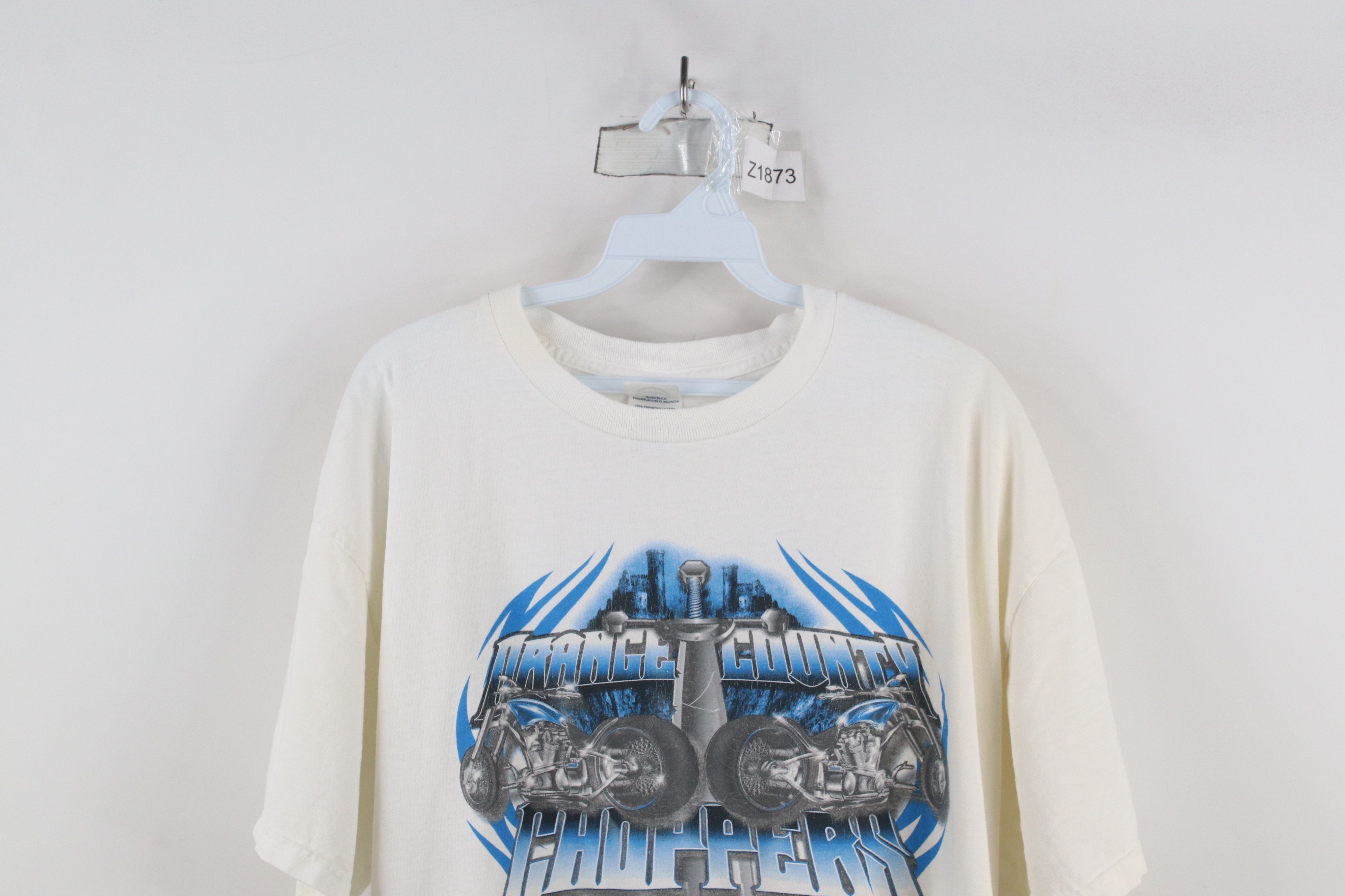 Vintage Vintage Y2K Orange County Choppers Tribal T-Shirt White Size US XL / EU 56 / 4 - 2 Thumbnail