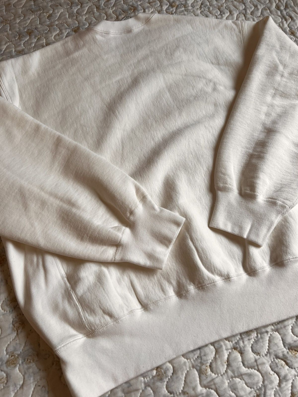 Supreme M Supreme washed box logo 25crewneck white hoodie sweatshirt Size US M / EU 48-50 / 2 - 14 Thumbnail