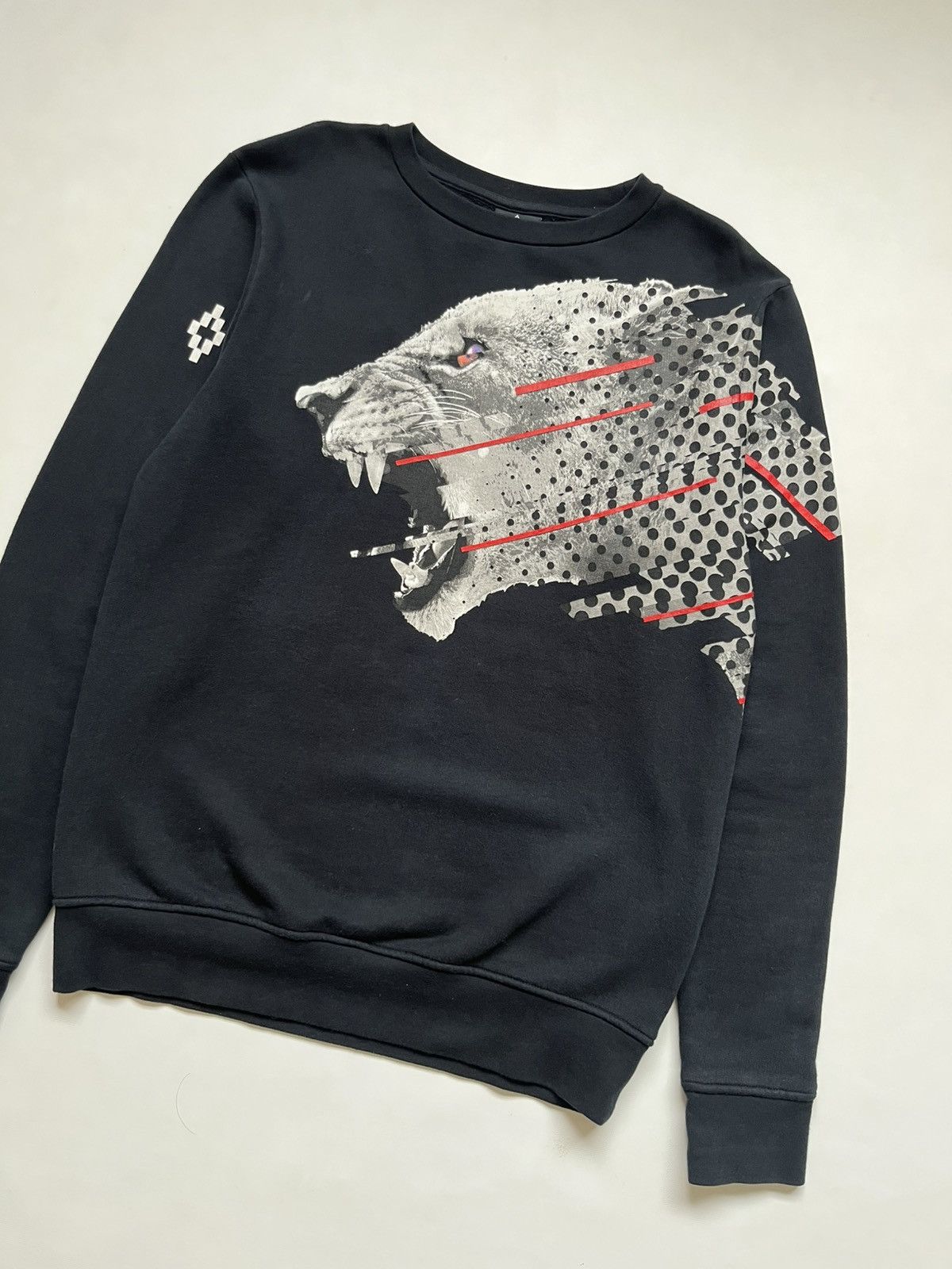Marcelo Burlon Marcelo Burlon County of Milan Leopard Graphic Crewneck Size US M / EU 48-50 / 2 - 2 Thumbnail