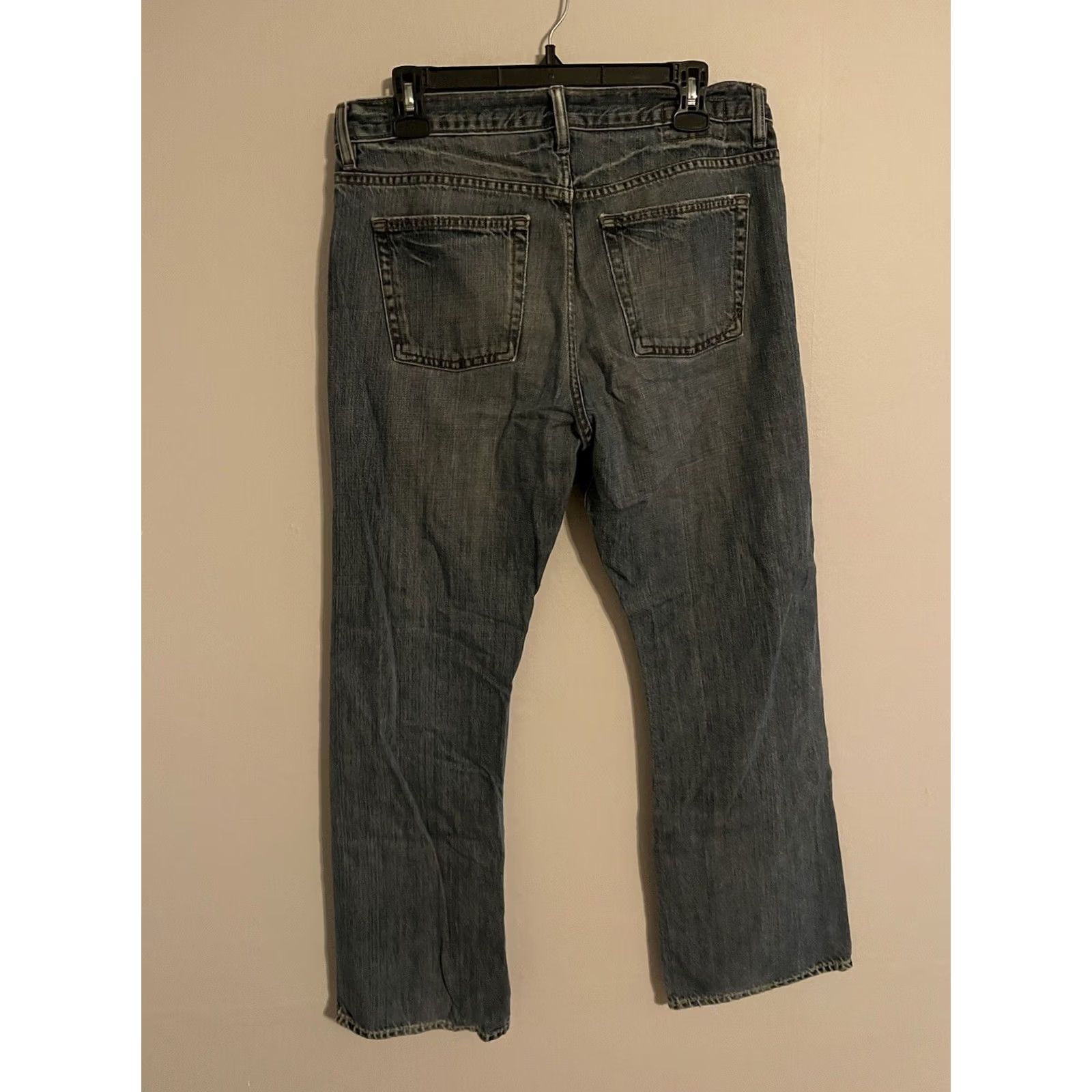 Banana Republic VINTAGE Banana Republic Jeans Bootcut Denim 32x32 Men's Blue Cotton Relaxed 2000s 2006 - Mens Size US 32 / EU 48 - 3 Thumbnail