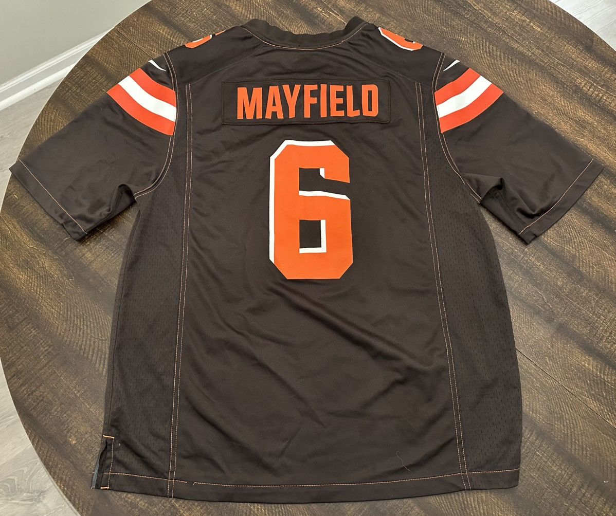 Nike Cleveland Browns Baker Mayfield Nike On Field Jersey Mens-XL Size US XL / EU 56 / 4 - 1 Thumbnail