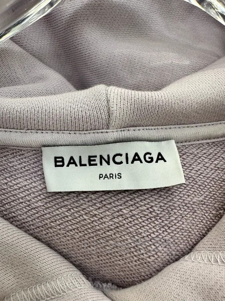Balenciaga Balenciaga Lilac Letter Logo Multi-Pocket Hoodie, Size XS Size US XS / EU 42 / 0 - 3 Thumbnail