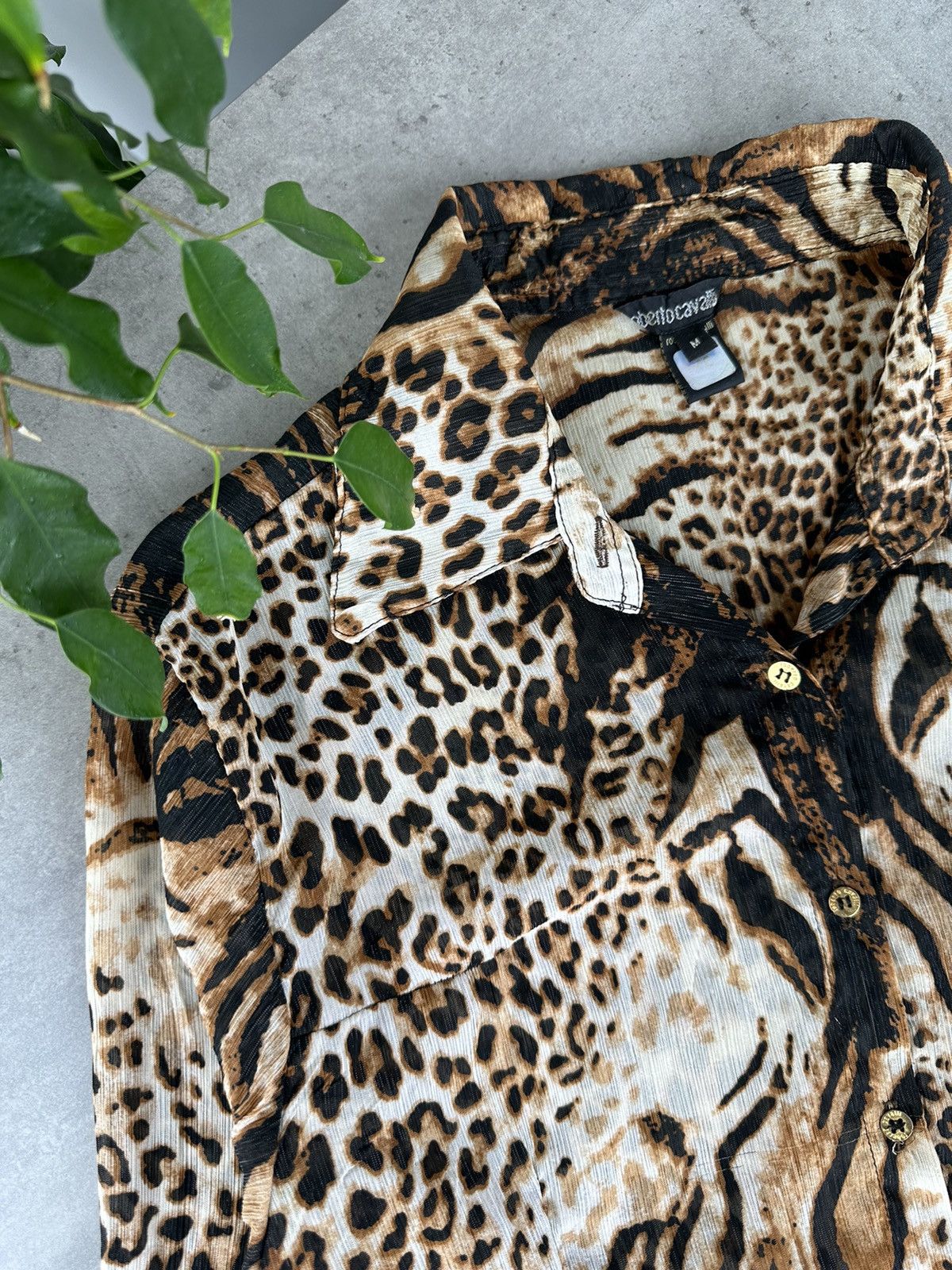 Just Cavalli × Roberto Cavalli Roberto Cavalli Blouse Size M / US 6-8 / IT 42-44 - 4 Thumbnail