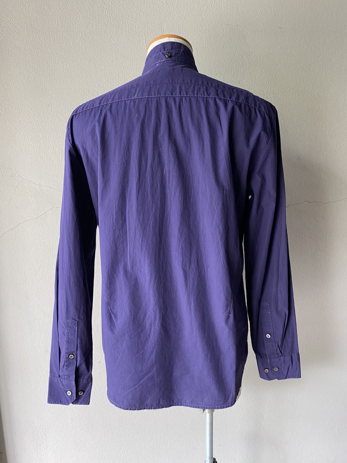 Solid Homme × Wooyoungmi SOLID HOMME Blue Long-Sleeve Shirt Size US M / EU 48-50 / 2 - 9 Thumbnail