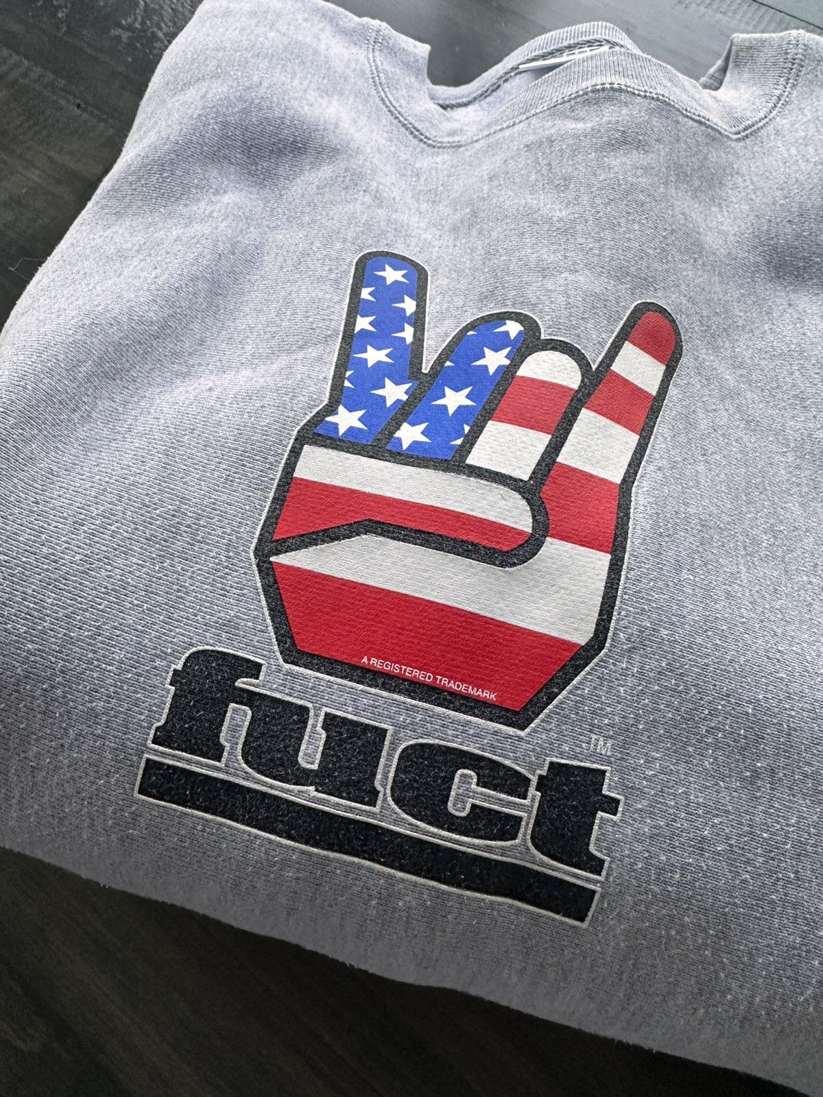 FUCT FUCT America Crewneck XL Size US XL / EU 56 / 4 - 1 Thumbnail