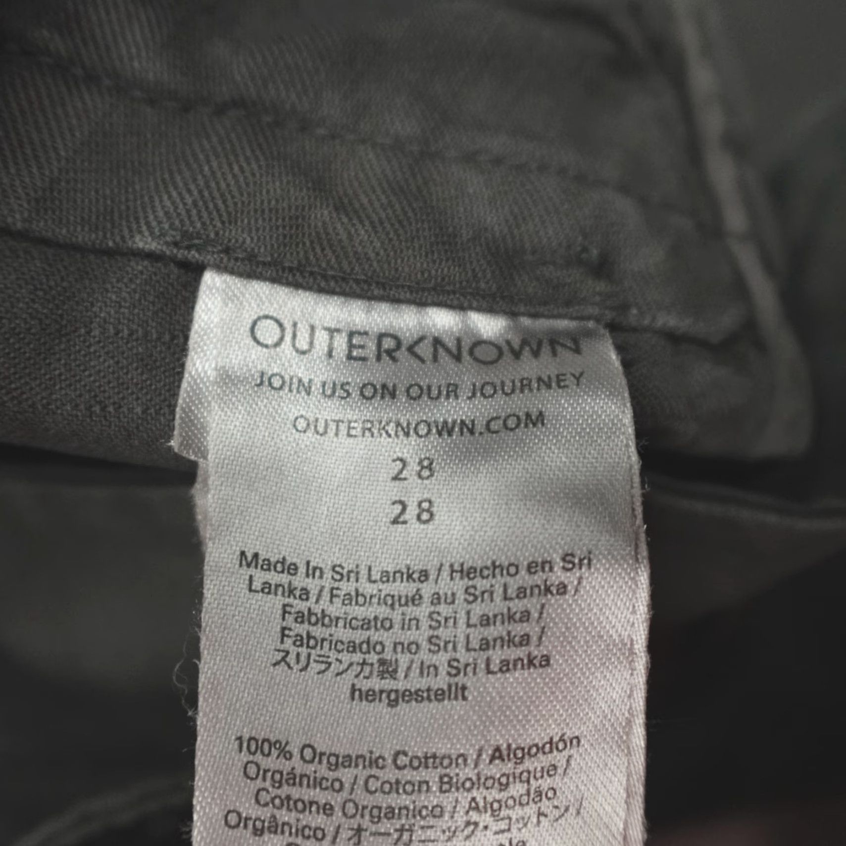 Outerknown Outerknown The Utilitarian Pants Men 28x32 Organic Cotton SOT Grey Cargo Pants Straight Leg Regular Fit (Gray) Size US 28 / EU 44 - 5 Thumbnail