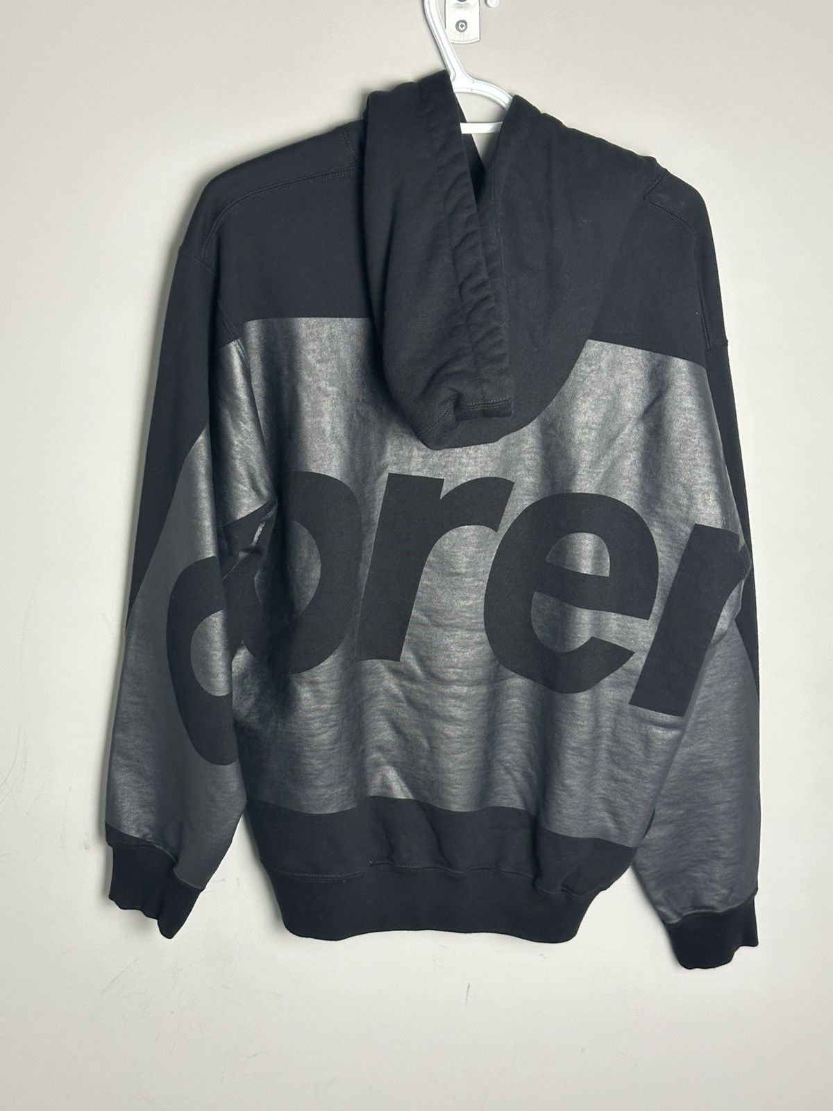 Supreme Supreme Big logo Hooded Sweatshirt Black Size US S / EU 44-46 / 1 - 3 Thumbnail
