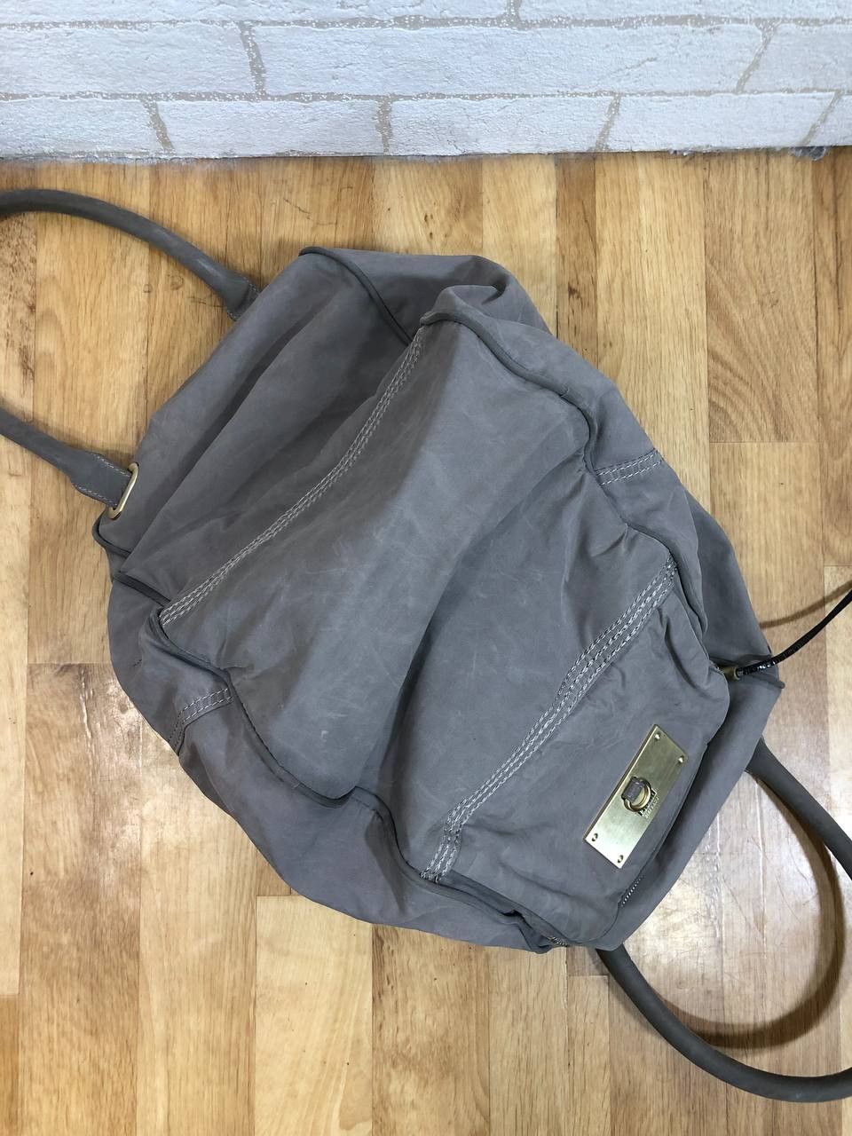 Diesel × Vintage Vintage Diesel Multi Pocket Leather Cargo Bag Avant Garde Size ONE SIZE - 13 Thumbnail