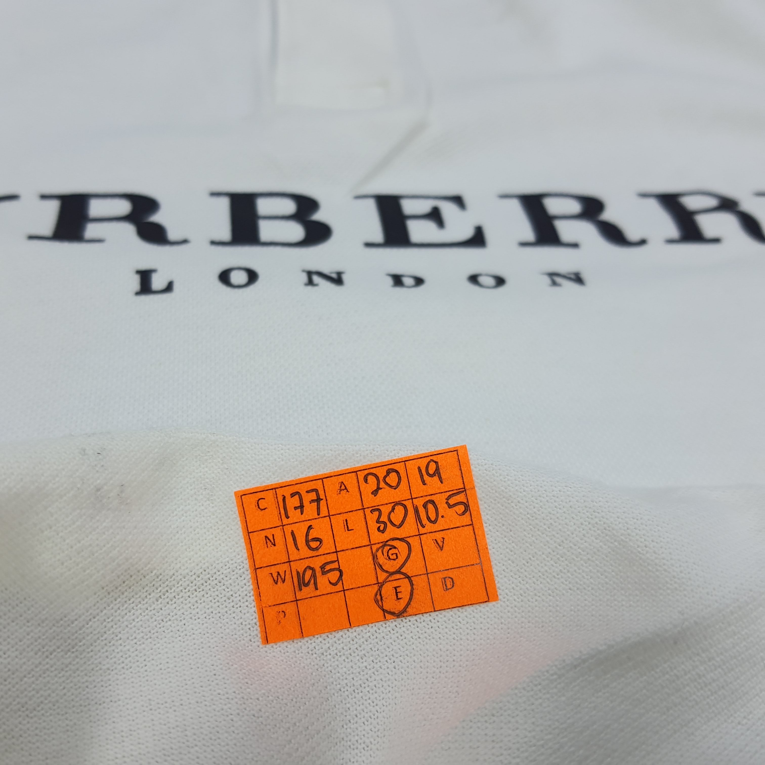 Burberry × Vintage Vintage Burberry Golf Custom Logo Polo Shirt Size US M / EU 48-50 / 2 - 9 Thumbnail