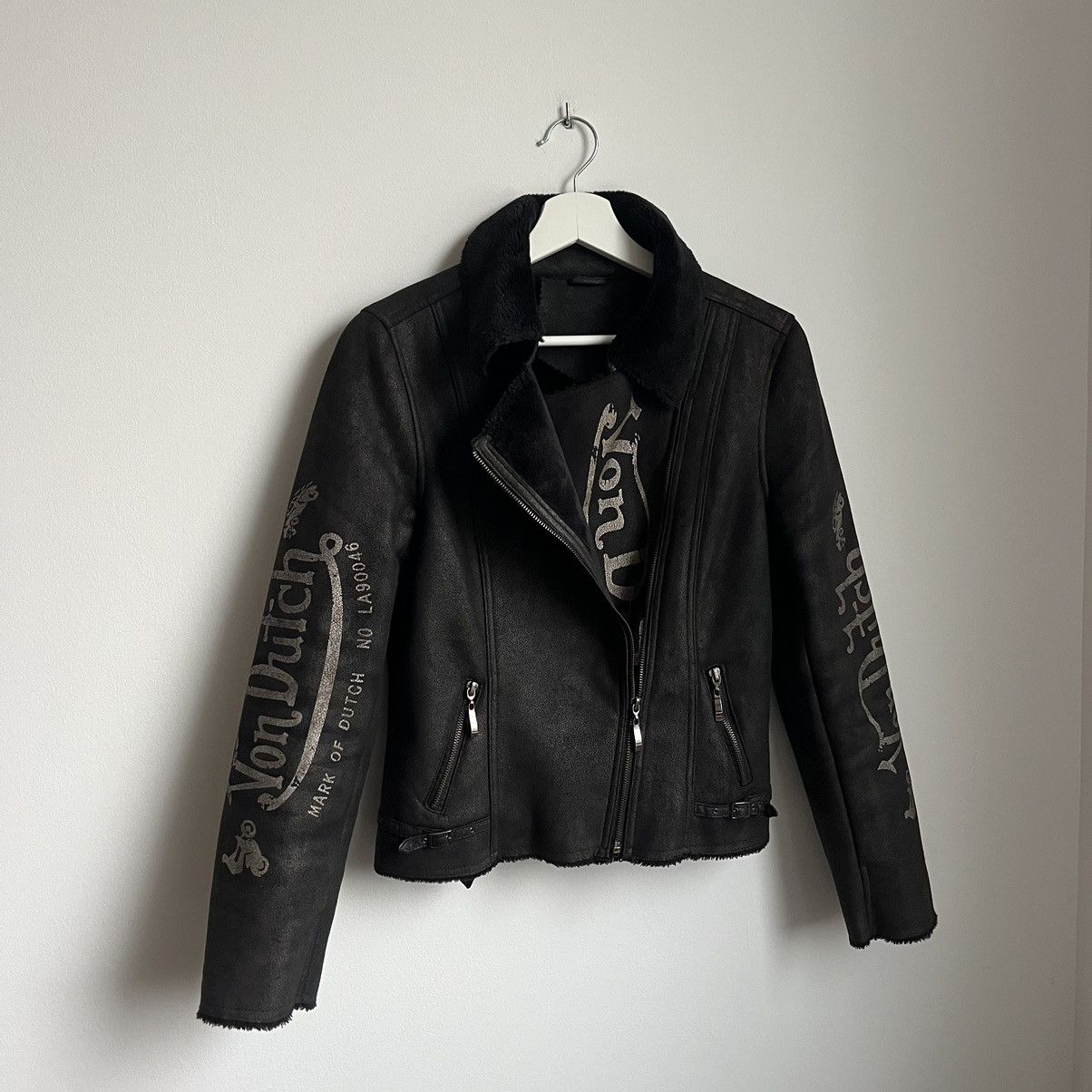 Von Dutch Vintage Von Dutch Leather Womens Jacket Size M / US 6-8 / IT 42-44 - 1 Thumbnail