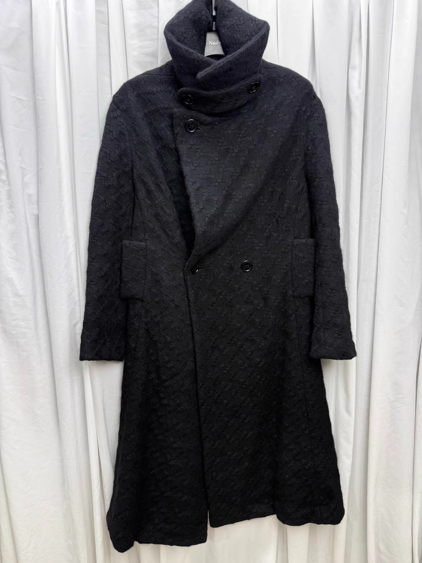 Yohji Yamamoto Yohji Yamamoto Main Line Chunky Knit Wool Coat K20 Size US M / EU 48-50 / 2 - 6 Thumbnail