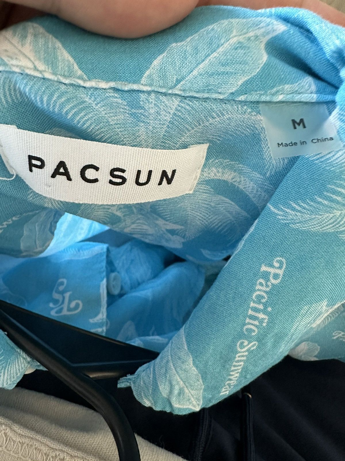 Pacsun × Vintage Aqua Blue PacSun Button Up Shirt Size US M / EU 48-50 / 2 - 3 Thumbnail
