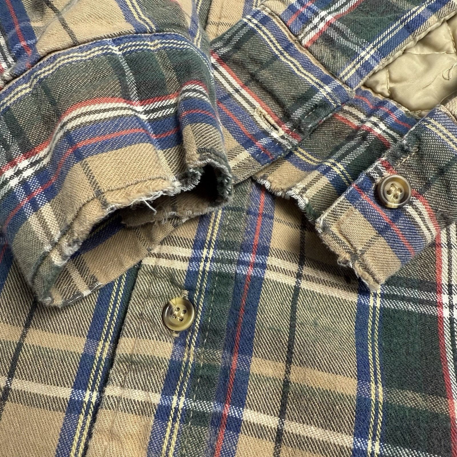 High Sierra Vintage High Sierra Mervyns Lined Flannel Shirt Mens Small L Size US S / EU 44-46 / 1 - 6 Thumbnail