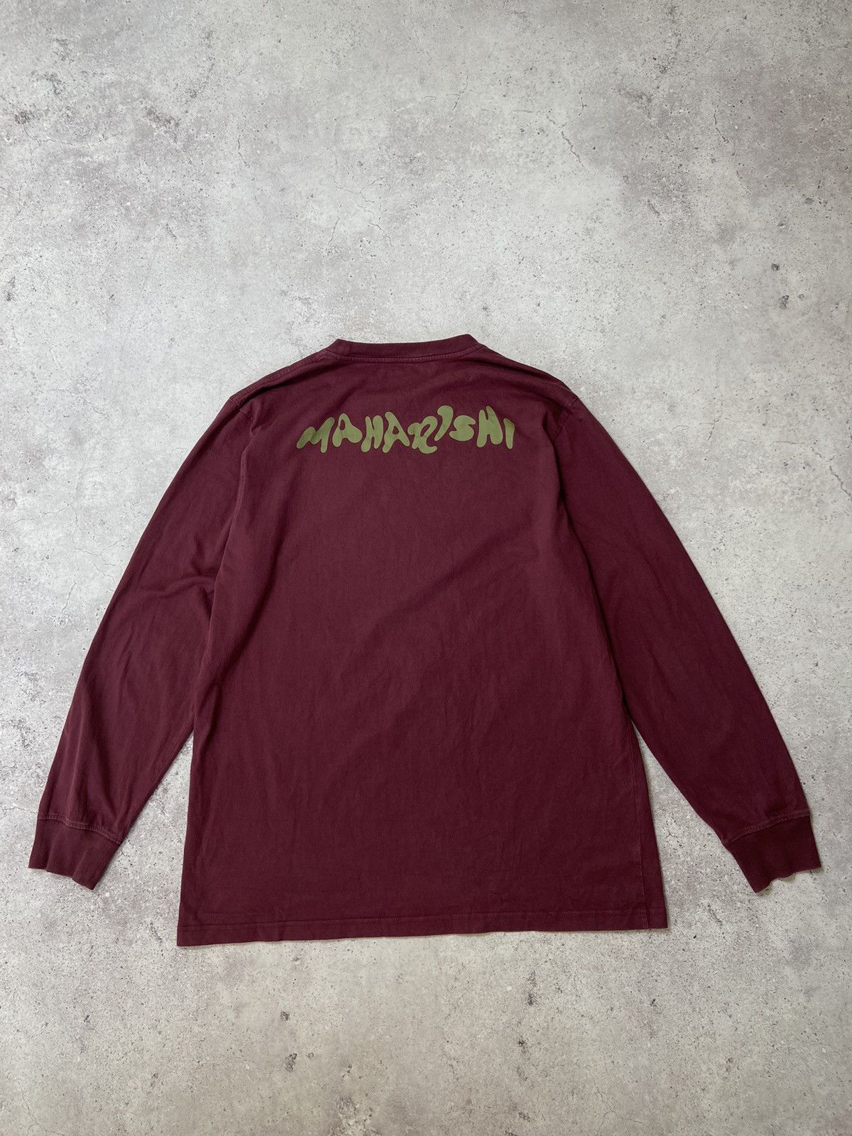 Japanese Brand Rare Long-Sleeve Maharishi Japan Style. Big Logo. Size US XL / EU 56 / 4 - 1 Thumbnail