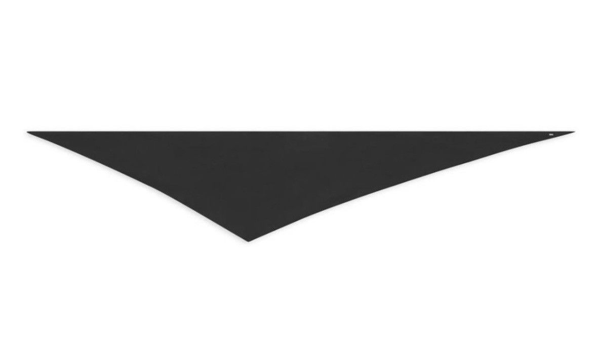 Saint Laurent Paris Black Silk Triangle Scarf Size ONE SIZE - 2 Thumbnail