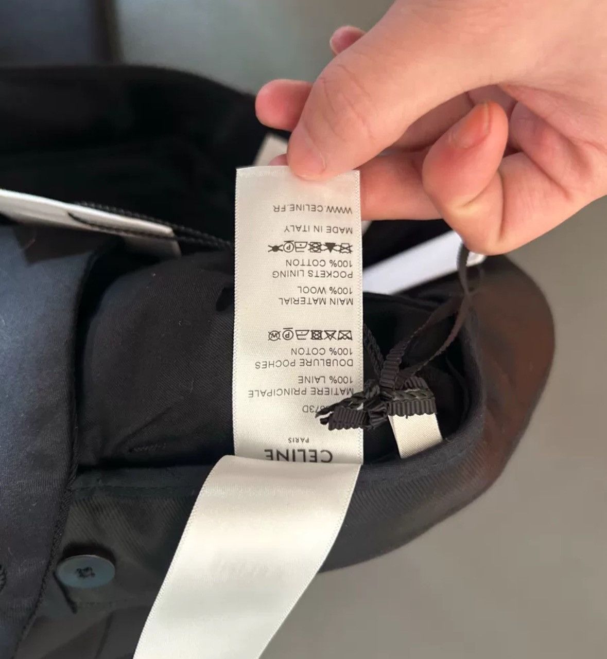 Celine Celine 2019SS first generation double pure wool trousers Size US 44 / EU 60 - 6 Thumbnail