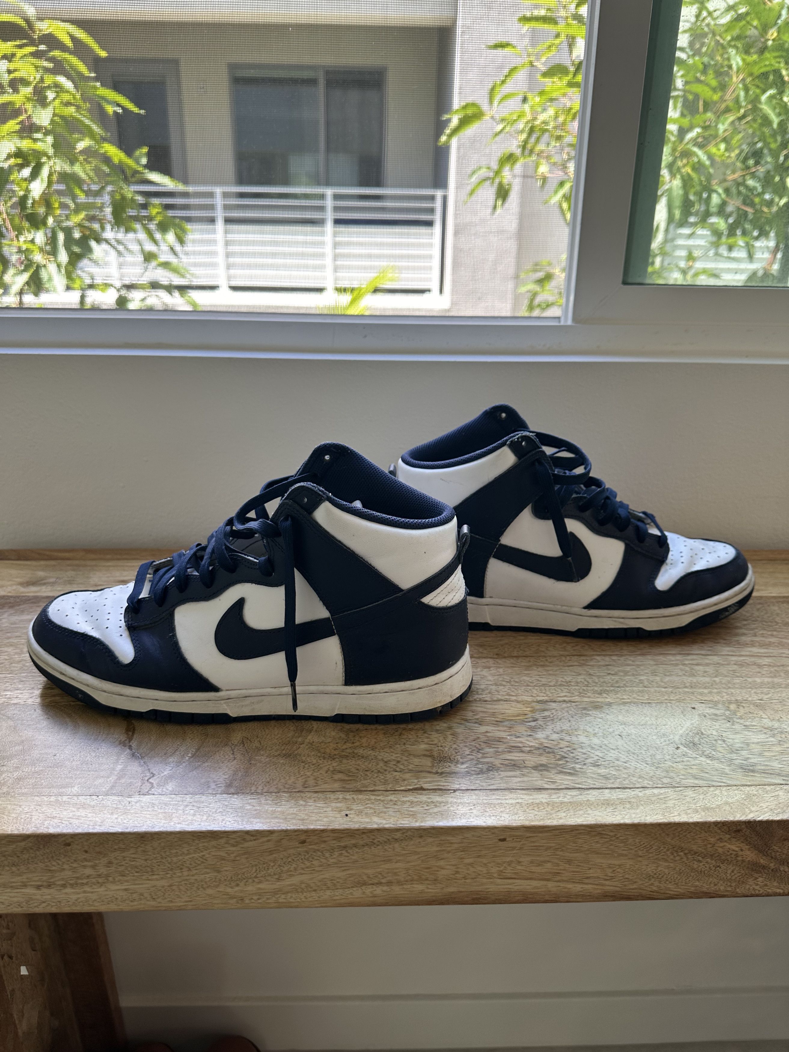 Nike Nike Dunk High Navy Size US 11 / EU 44 - 3 Thumbnail