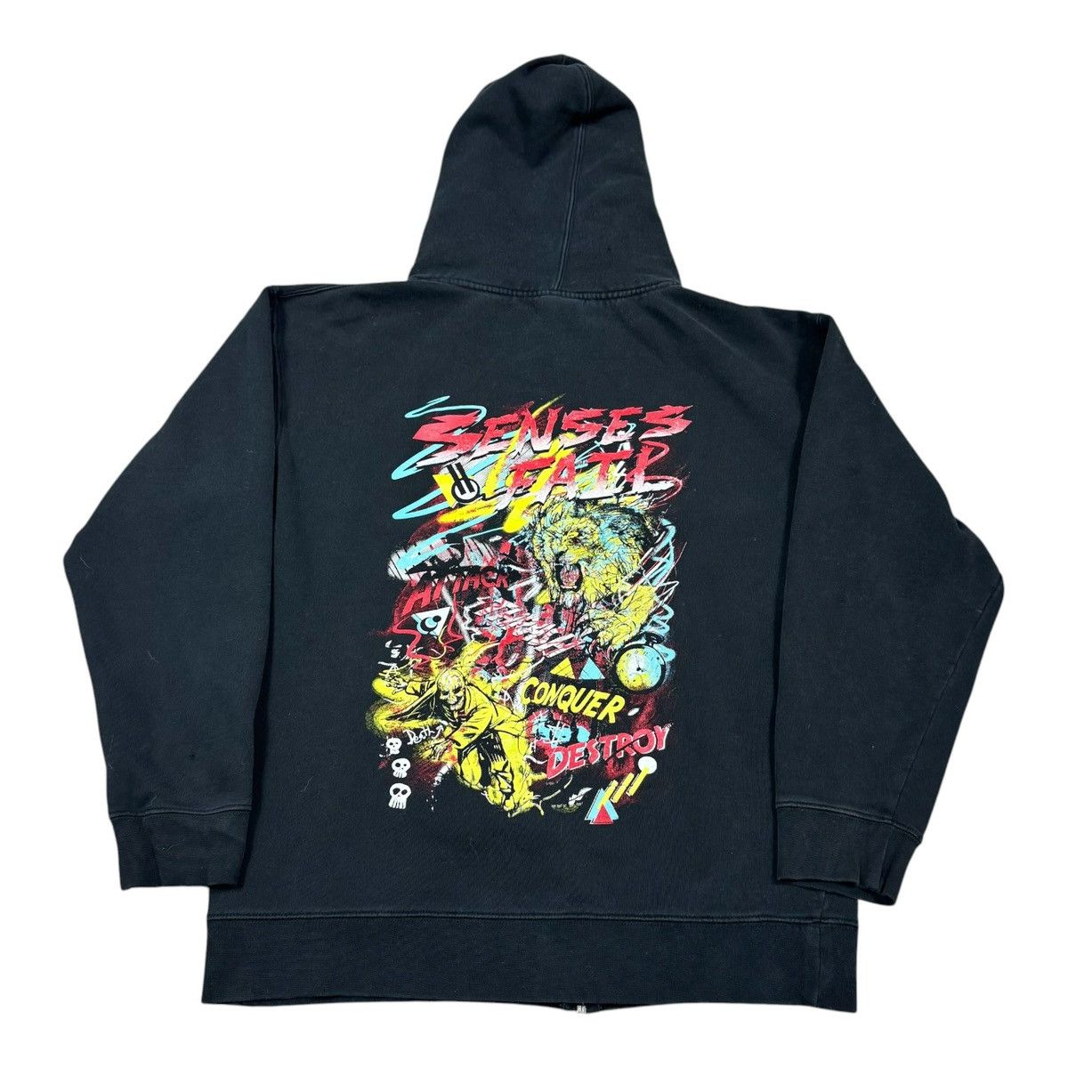 Other Senses Fail Hardcore Zip Hoodie Sweatshirt Men's M FLAW Size US M / EU 48-50 / 2 - 1 Thumbnail