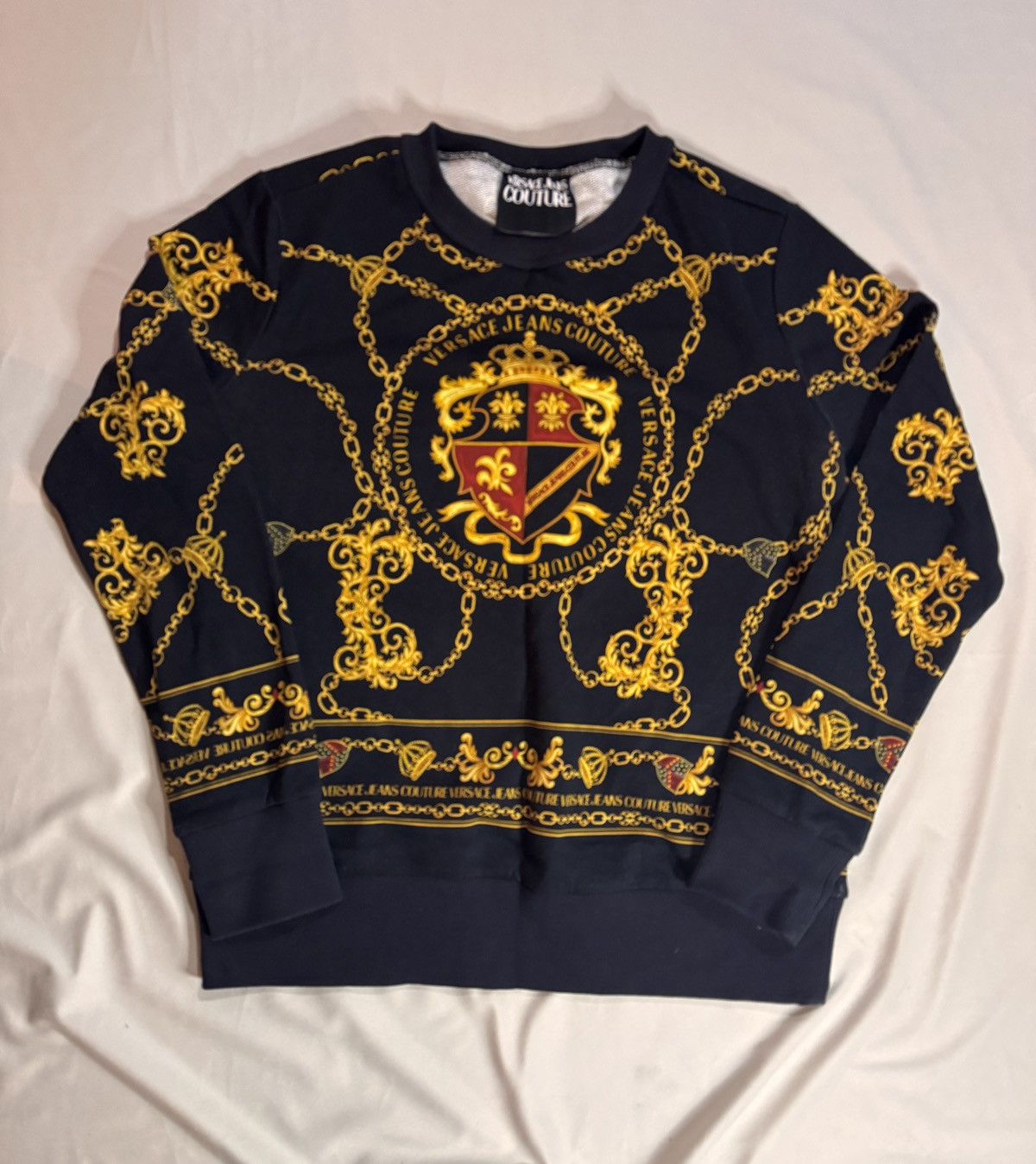 Versace Jeans Couture Versace Jeans Couture sweatshirt cotton Size L / US 10 / IT 46 - 5 Thumbnail