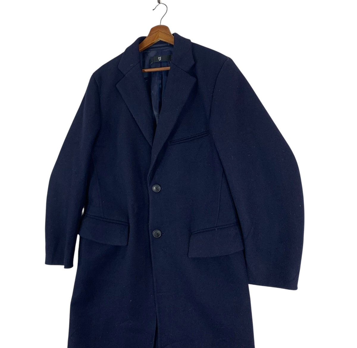 Jil Sander × Uniqlo VINTAGE DESIGNER JILL SANDER X UNIQLO WOOL OVERCOAT Size US M / EU 48-50 / 2 - 3 Thumbnail