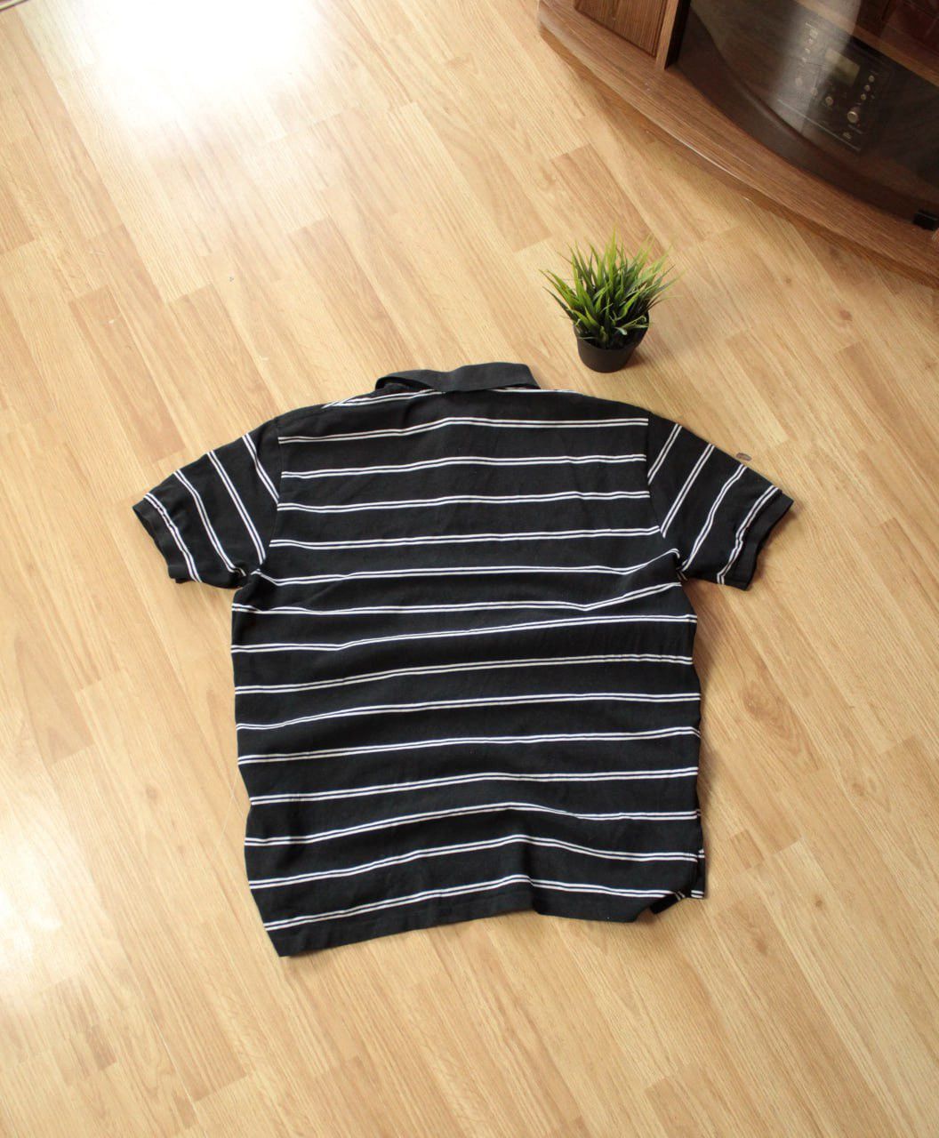 Polo Ralph Lauren × Vintage 🖤 Vintage Ralph Lauren Chief Keef Faded Polo Striped Shirt 🔥 Size US XL / EU 56 / 4 - 6 Thumbnail