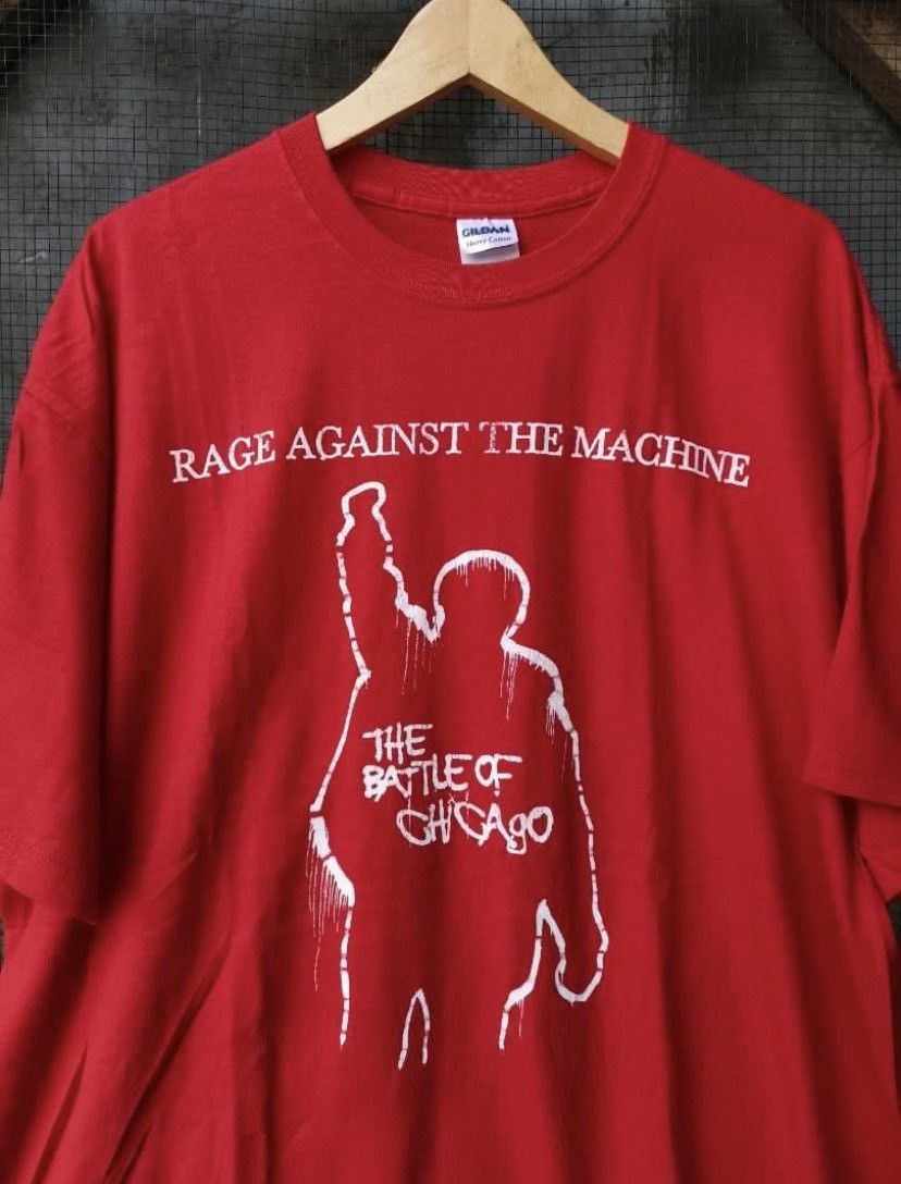 Band Tees × Vintage Vintage 00s Rage Against The Machine T-Shirt Size US XL / EU 56 / 4 - 2 Thumbnail