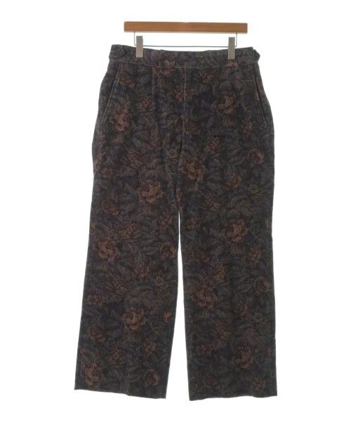 image of Needles Cropped Pants Floral Pattern Cotton Zip Up Multicolor, Men's (Size 33)