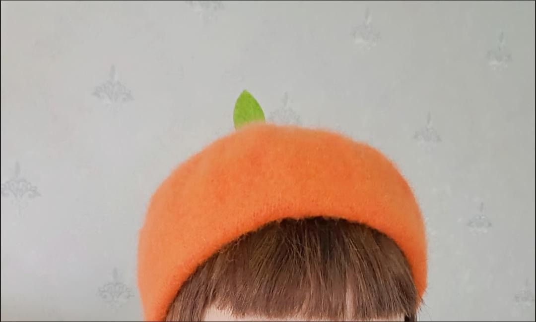 Japanese Brand Japanese orange beret Size ONE SIZE - 4 Thumbnail