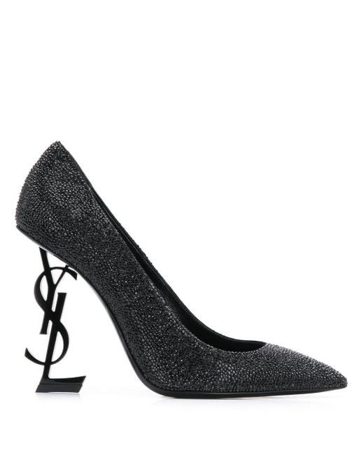Saint Laurent Paris o1b1hav110924 Pumps in Black Size US 7 / IT 37 - 1 Thumbnail