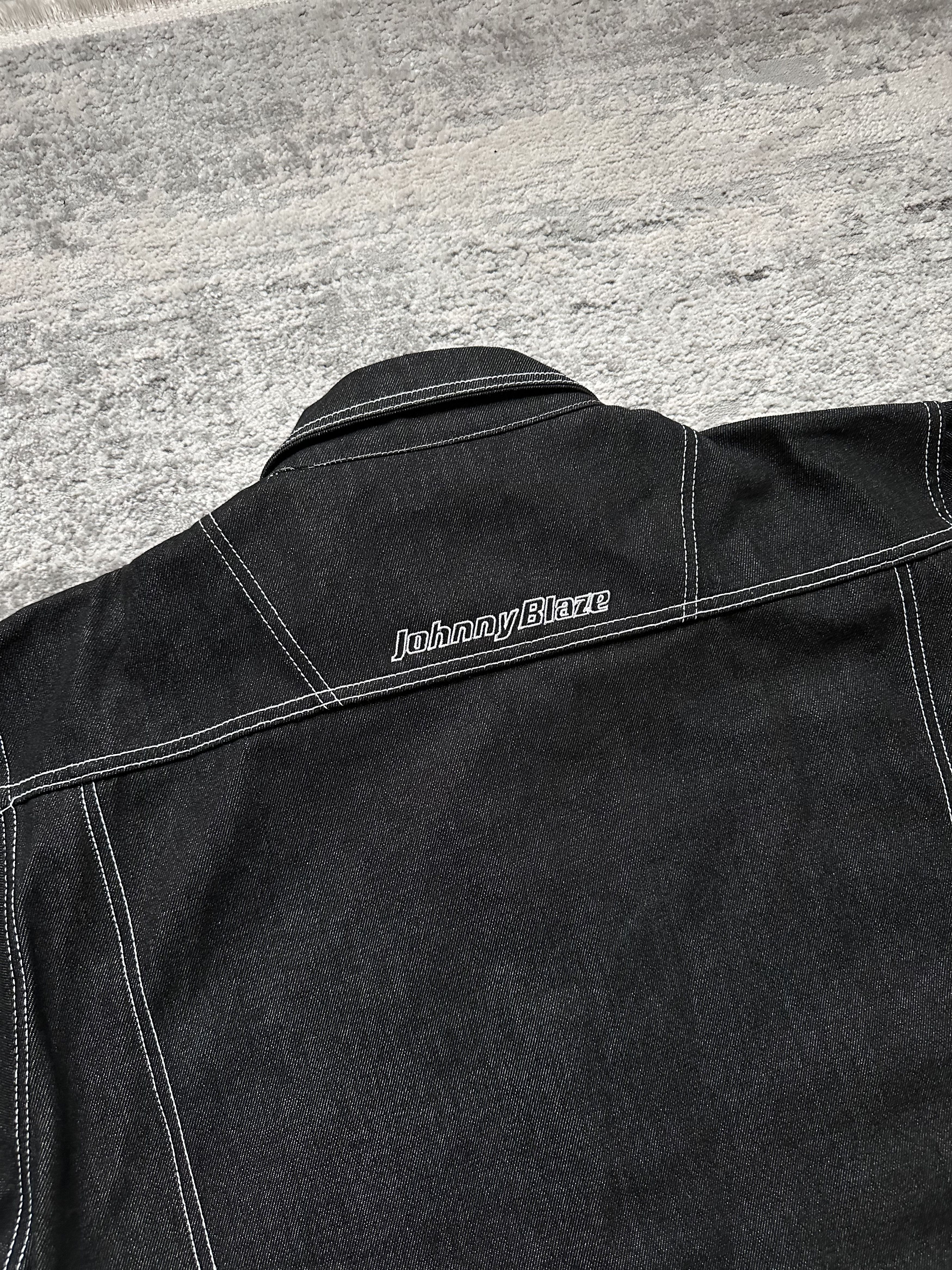 Vintage Johnny Blaze vintage rare denim jacket Size US XL / EU 56 / 4 - 8 Thumbnail
