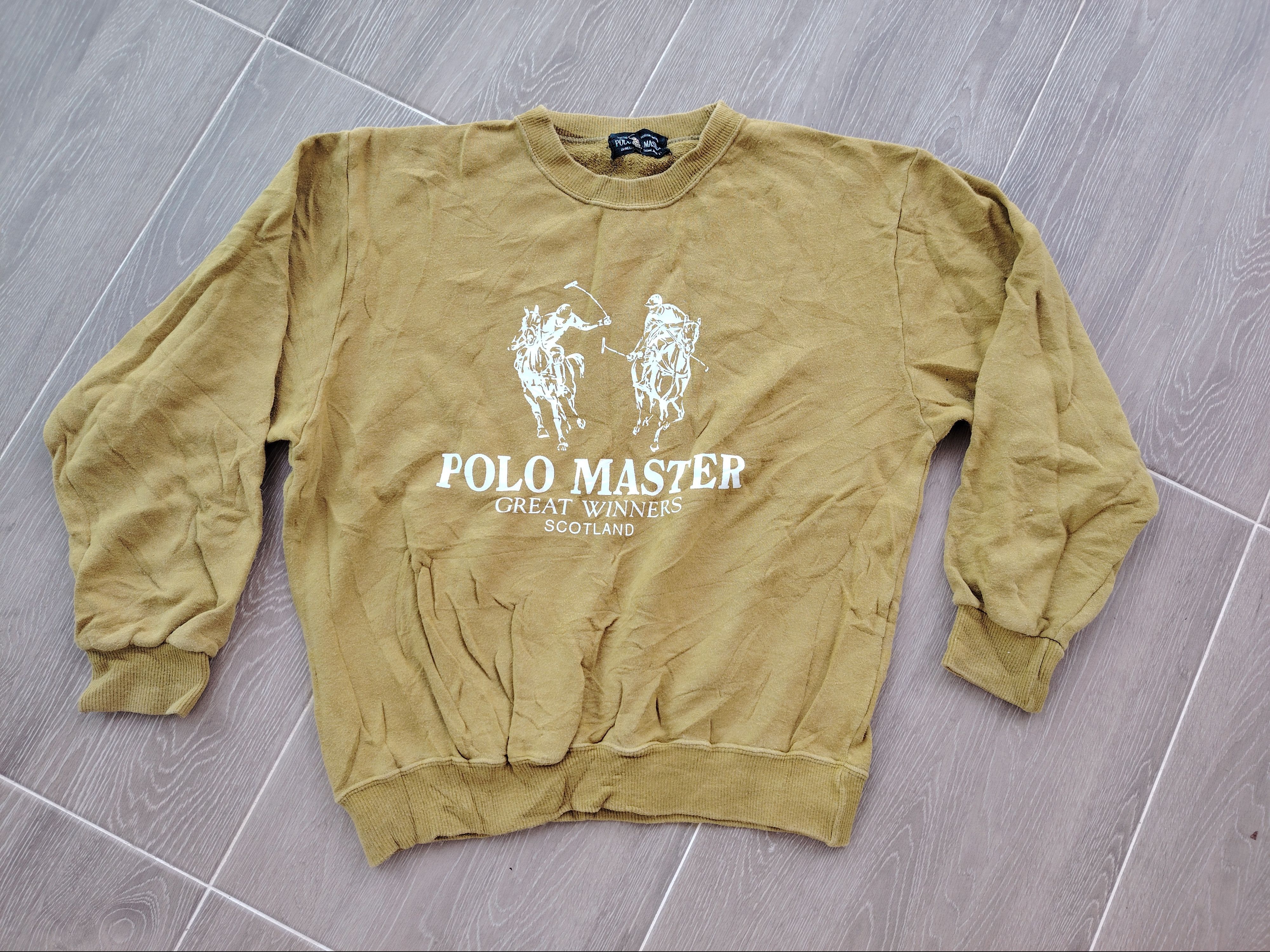 Japanese Brand × Polo Ralph Lauren × U.S. Polo Assn. Vintage Polo Master Crewneck Sweatshirt Japan Size S / US 4 / IT 40 - 1 Thumbnail