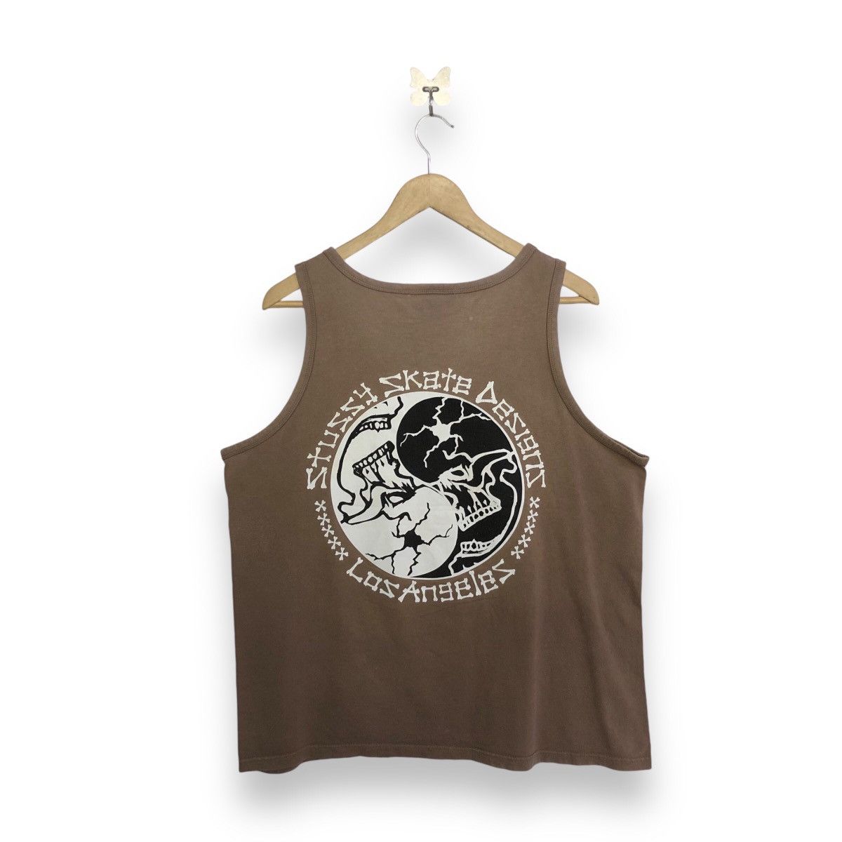 Stussy Vintage Stussy Skate Design Los Angeles Backhitt Tanktops Size US L / EU 52-54 / 3 - 1 Thumbnail