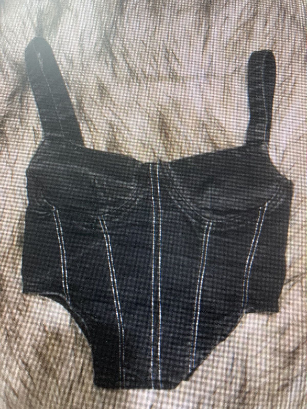 Zara Zara denin corset Size S / US 4 / IT 40 - 3 Thumbnail