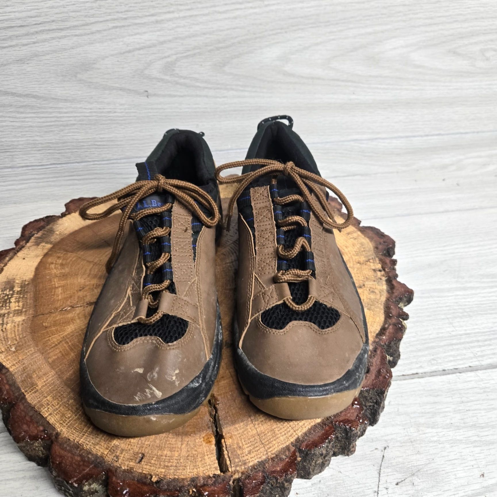 Vintage L.L. Bean Beansport Sneakers Low Top Suede Shoes Women's Size 10 Brown Casual Athletic Size L / US 10 / IT 46 - 3 Thumbnail