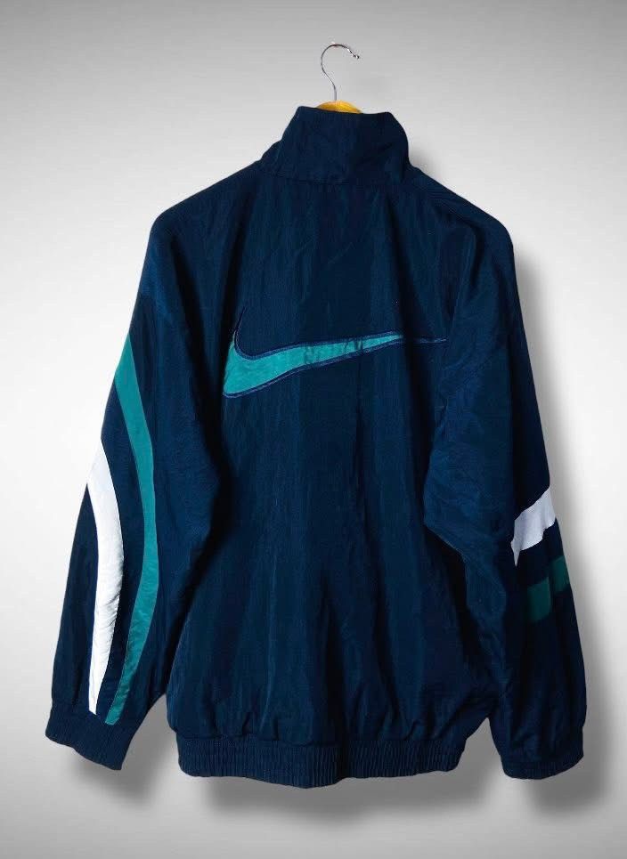 Nike 🔥VTG NIKE PREMIER 90s SWOOSH NYLON JACKET Size US L / EU 52-54 / 3 - 11 Thumbnail