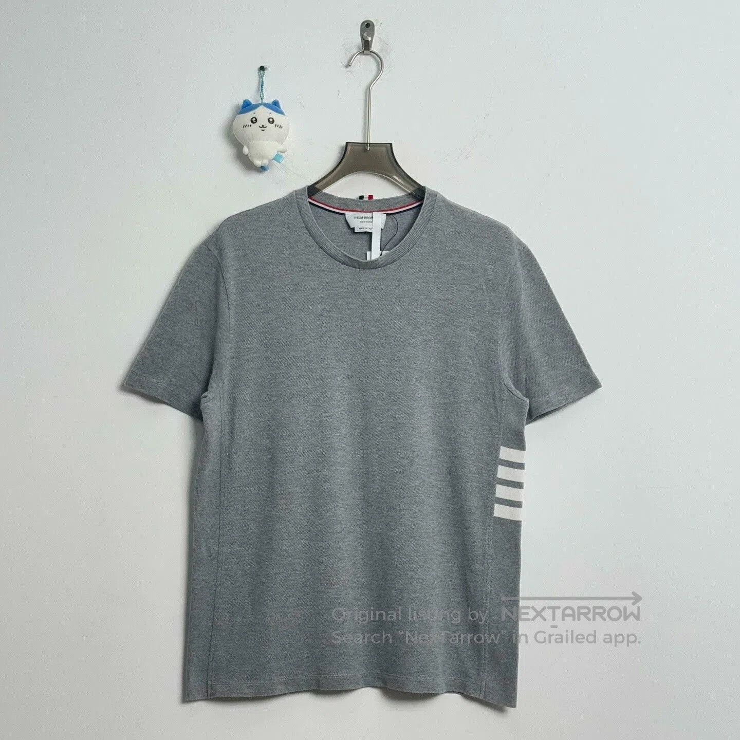 Thom Browne Thom Browne Gray Short Sleeve Shirt. Size US XL / EU 56 / 4 - 1 Thumbnail