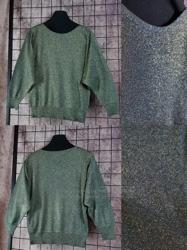 Dior Dior M Autumn Green Long Sleeve Pullover . Size M / US 6-8 / IT 42-44 - 2 Thumbnail