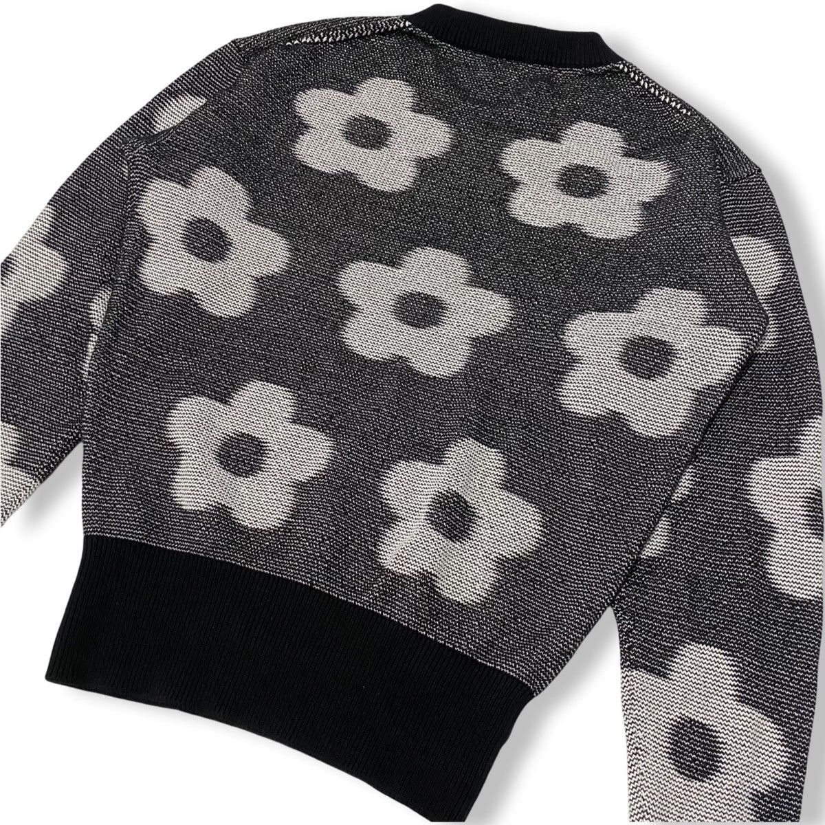 Kenzo Flower Spot-Jacquard Cotton Jumper