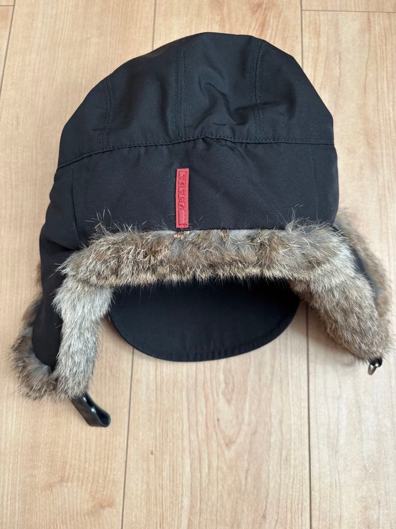 Prada Rare rabbit fur trapper hat fits sz medium Size ONE SIZE - 2 Thumbnail